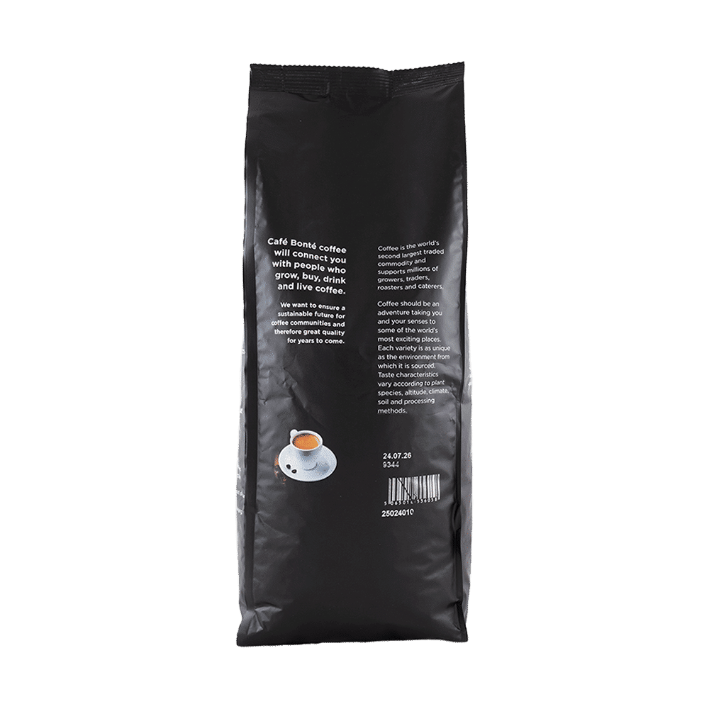 Cafe Bonte Italia coffee bag in black