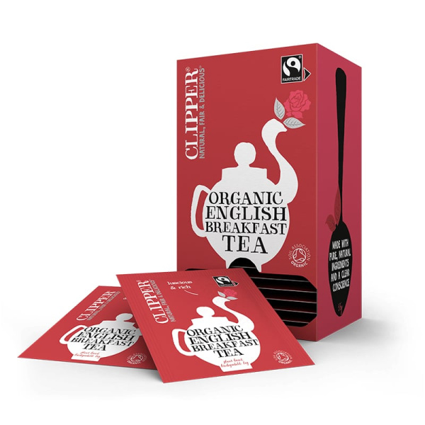 Clipper Tea English Breakfast 25 Envelope Bags