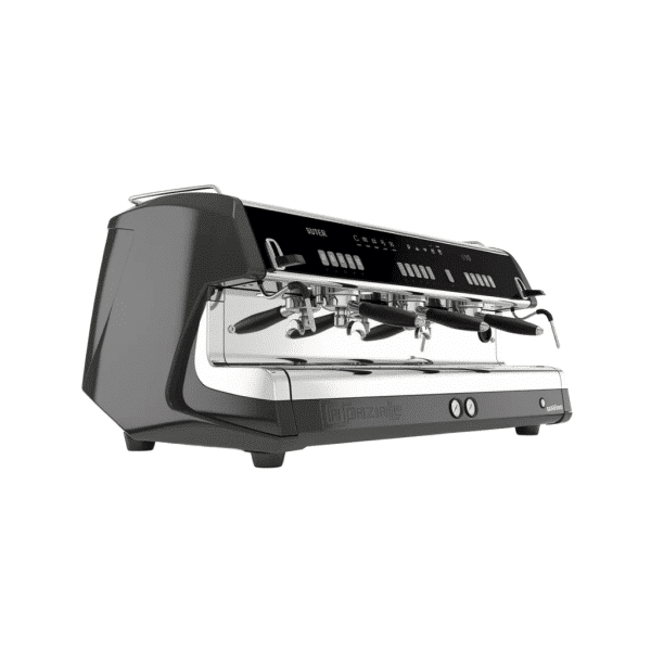 La Spaziale S10 3 Group commercial espresso machine in sleek black finish