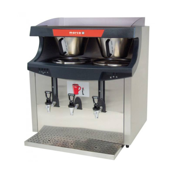 Front view of Maxibrew which shows three taps