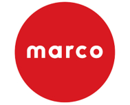red logo for the marco brand